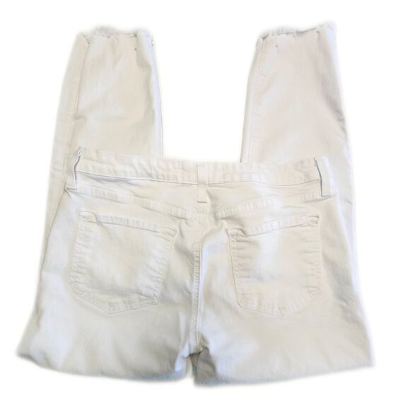 Just Black Denim Distressed White Stretch Skinny Jeans, 31 - Picture 3 of 8